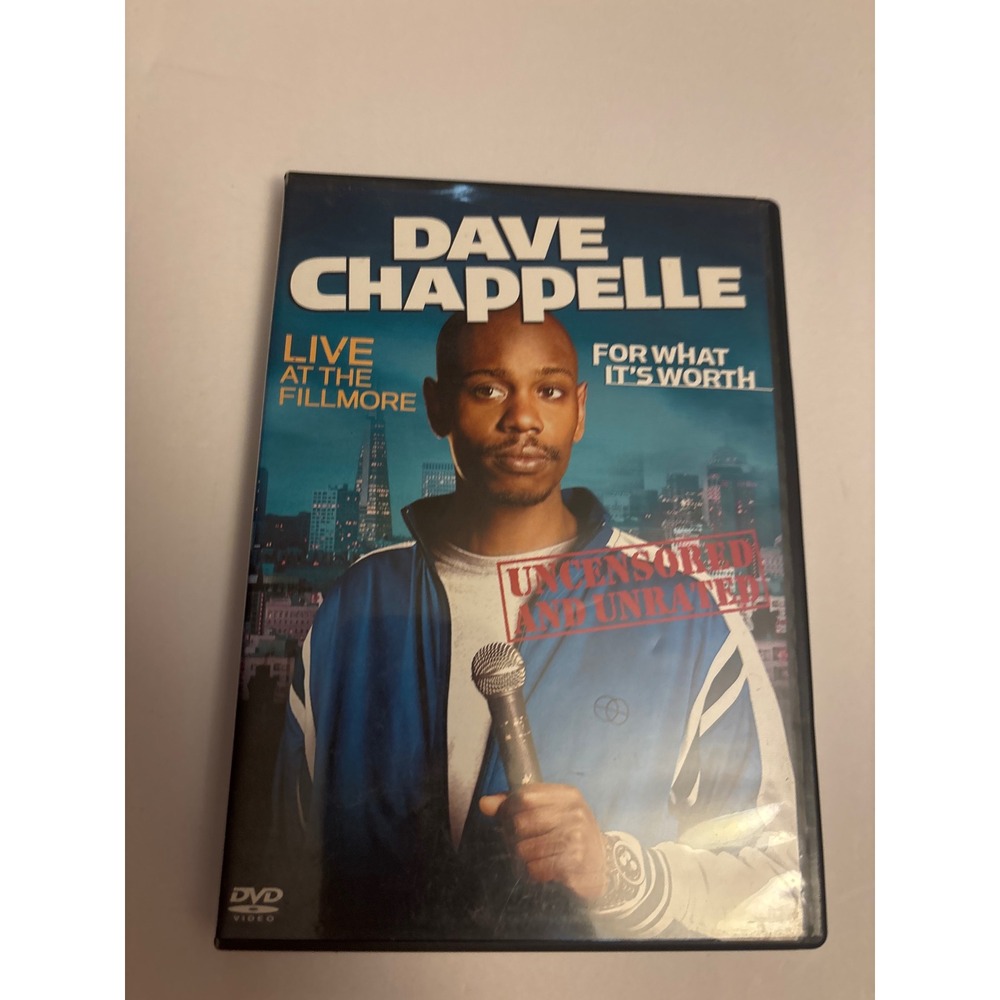 Dave Chappelle For What Its Worth Live At The Fillmore Uncensored Unrated DVD